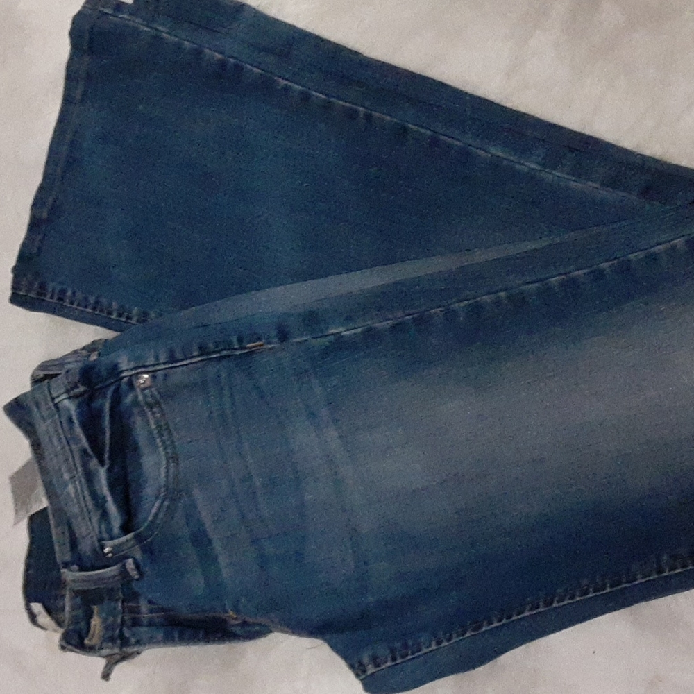 Denim flare jeans